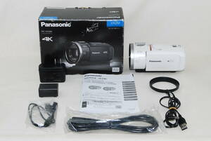 ★良品★Panasonic パナソニック HC-VX2M-W 4Kビデオカメラ 64GB 光学24倍ズーム ピュアホワイト♪