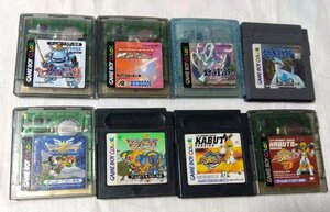 GBC ゲームボーイカラー ソフト 8点セット まとめて②★サクラ大戦GB2/ドラクエ3/ポケモンクリスタル＆銀/ボンバーマンMAXなど★ 01548