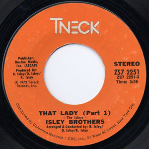 [7] '73米Orig / The Isley Brothers / That Lady / T-Neck / ZS7 2251 / Soul / Funk