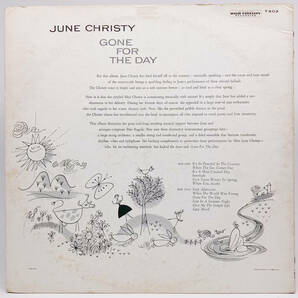 [LP] '57米Orig / June Christy / Gone For The Day / Capitol Records / T902 / Swing / Vocalの画像2