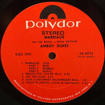[LP] '70米Orig / The Amboy Dukes / Marriage On The Rocks - Rock Bottom / Polydor / 24-4012 / Hard Rock / Psychedelic/ Experimental_画像3