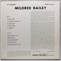 [LP] '57米Orig / Mildred Bailey / Mildred Bailey Sings Me And The Blues / Regent / RMG-6032 / Swing /シュリンク /RVG刻印_画像2