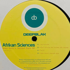 [12] '12米Orig / Afrikan Sciences / Boss Nova's Second Pass EP / Deepblak / DBR-V013 / Broken Beat / Techno / Deep House