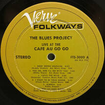 [LP] '66米Orig / The Blues Project / Live At The Cafe Au Go Go / Verve Folkways / FTS-3000 / Blues Rock / 両溝_画像4