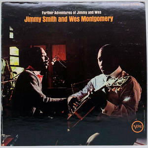 [LP] '69米Orig / Jimmy Smith And Wes Montgomery / Further Adventures Of Jimmy And Wes / Verve Records / V6-8766 / Post Bop / 両溝