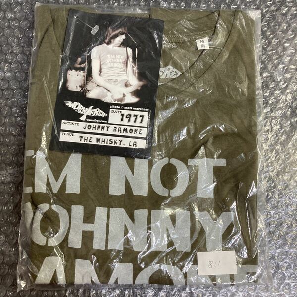 WORNFREE/ウォーンフリー 復刻 ロックTシャツ JOHNNY RAMONE/ジョニー・ラモーン 1997 THE WHISKY,LA Mサイズ 未開封新品