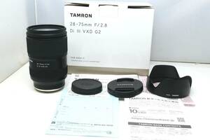 ★極上品★TANRON タムロン 28-75mm F2.8 Di III VXD G2 ソニーEマウント用 Model A063 保証