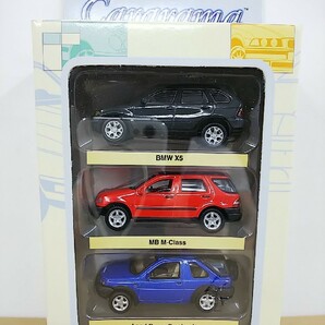 ■ HONGWELL/Cararamaホンウェル・カララマ 1/72 3台セット(BMW X5 , MB M-Class , Land Rover Freelander) ミニカーの画像1