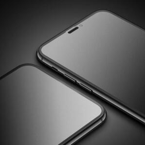 ２枚セット iphone11Pro/XS/X マット アンチグレア ガラス 全面保護 フィルム ガラスフィルム 2.5D 保護 全面吸着 フルカバー フルグルーの画像3