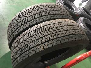 x772-3-9 ☆295/80R22.5 中古2本セット！ ヨコハマ ZEN903ZW スタッドレス 2019年製♪ k170