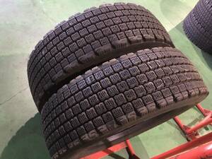 x841-3-10 ☆265/60R22.5 BS W910 中古2本！ 2019/2021年製 スタッドレス♪ k120