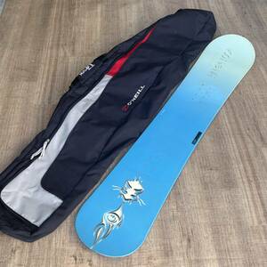 【中古品】KILLER LOOP/キラーループ スノーボード 146cm ONEILL スノボ バッグ付き