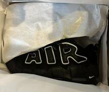 27cm US9 AMBUSH × Nike Air More Uptempo Low Black and White 27.0cm アンブッシュ モアテン ブラックFB1299-001_画像2