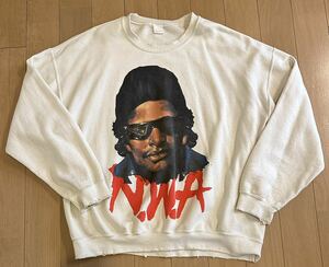 NWA EAZY-E MADEWORN ヴィンテージ加工スウェット Lサイズ H BEAUTY ＆YOUTH SWEAT PULLOVER HIPHOP
