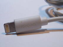 39412 TOPLAND/トップランド USB充電 ライトニングケーブル 1.0m_画像2