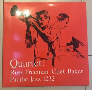 ■QUARTET: RUSS FREEMAN CHET BAKER■ラスフリーマン / チェットベイカー カルテット■1LP / Pacific Jazz 1232 / パシフィックジャズ /