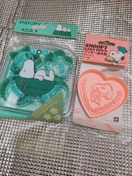 SNOOPY スヌーピィー クッキー型 お菓子 クッキーカッター レア レトロ デッドストック 日本製 OSK レック 当時物