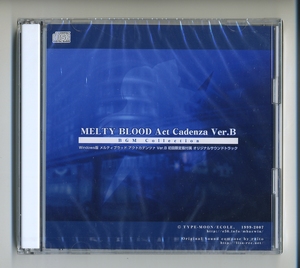 未開封 CD★メルティブラッド アクトカデンツァ サントラ 来兎 MELTY BLOOD Act Cadenza Ver.B BGM Collection サウンドトラック