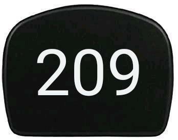 【新品】ハイエース レジアスエース 200系 リアゲート ミラーレスカバー ミラーホールカバー 209 ブラックマイカ 黒