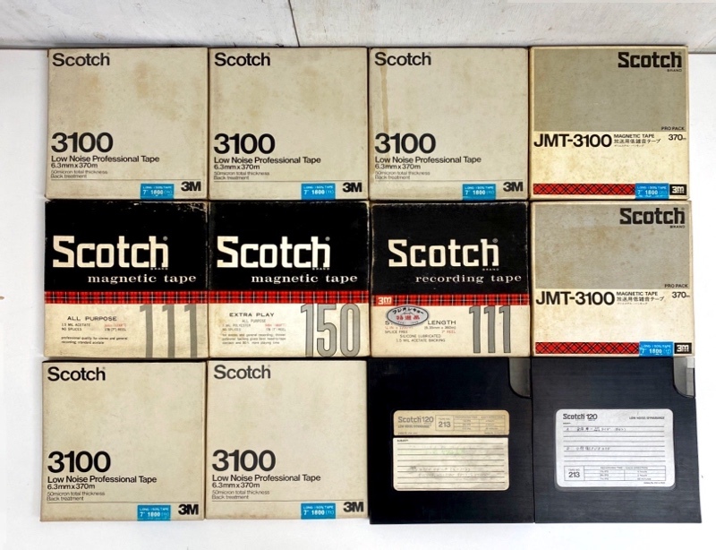 オープンリールテープ ミュージックテープ SONY maxell TDK BASF