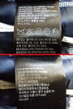 H&M テーラードジャケット SKINNY FIT CN 160/84A 送料1000円～_画像9