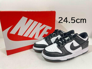 【送料無料】【新品】24.5㎝　NIKE DUNK LOW GS（PANDA） ナイキ ダンク ロー GS パンダ　ホワイト/ブラック