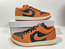 【送料無料】【新品】W27.5㎝　Nike WMNS Air Jordan 1 Low Sport Spice ナイキ ウィメンズ エアジョーダン1 ロー スポーツ スパイス_画像3