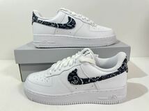 【新品】24㎝　Nike WMNS Air Force 1 Low '07 Essential Brack Paisleyエアフォース1 ロー '07 エッセンシャル ブラック ペイズリー_画像3