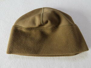 米軍　実物　ポーラテック　フリースキャップ　コヨーテブラウン　マイクロ　ビーニー　CAP　POLARTEC　PECKHAM　USMC　USA