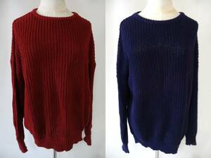 American Apparel 2 pieces set American Apparel sweater red purple (B33)