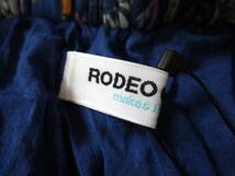 未使用 RODEO CROWNS ロデオクラウンズ スカート 柄 ネイビー サイズF ロング（B33）_画像9