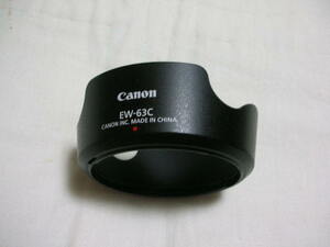 ◆中古品 CANON キヤノン レンズ フード EW-63C◆ 