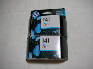 * new goods HP original ink cartridge 141 3 color color 2 piece set *tri color