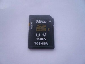 TOSHIBA　SDHCカード　16GB U