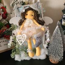 フェルト　ドール　天使のクリスマス　ハンドメイド_画像4