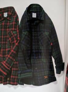 美品　Sサイズ　長袖シャツ　Union LS 01 (2014 A/W)　ネルシャツ　Wtaps　ダブルタップス