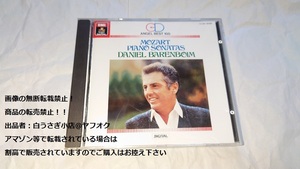 MOZART　PIANO SONATAS　DANIEL BARENBOIM　ダニエル・バレンボイム　ANGEL BEST100　CD＠ヤフオク転載・転売禁止