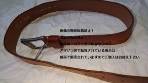 GENUINE LEATHER　ジェニュイン・レザー　本革　ベルト　メンズ　ビジネス＠ヤフオク転載・転売禁止