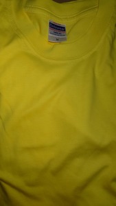 Delawear　produced　Tシャツ　Mサイズ　4.0オンス　半袖　イエロー　未使用品＠ヤフオク転載・転売禁止