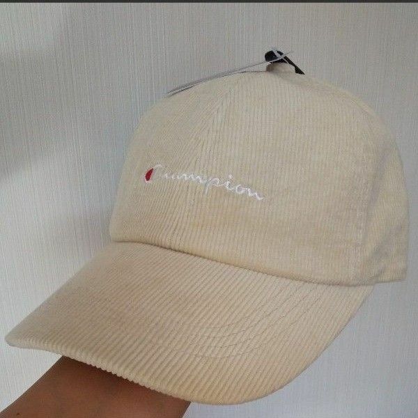 新品 Champion コーデュロイ キャップ