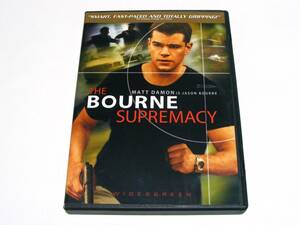 DVD 米国盤 「ボーン・スプレマシー」THE BOURNE SUPREMACY