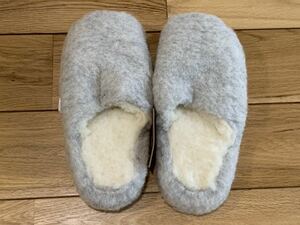 ボアスリッパ Haruna & Co. light gray