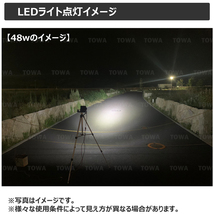  HW-48W 【8個】LEDワークライト デッキライト 集魚灯 作業灯 48W 12v 24V 10v～80v ワークランプ バックライト 路肩灯 タイヤ灯 投光器_画像8