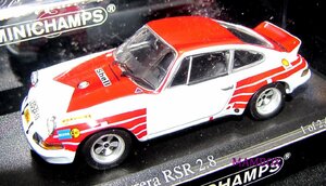 【SALE】ミニチャンプス☆1/43 430726990 ポルシェ 911 RSR 2.8 テストカー Paul Ricard 1972 2400台限定