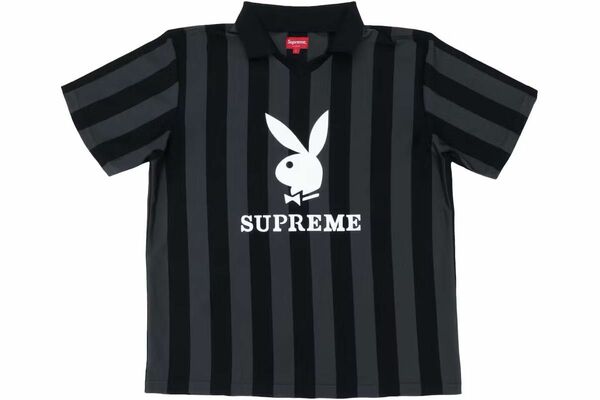 SUPREME Playboy Soccer Jersey black 黒Ｌ 