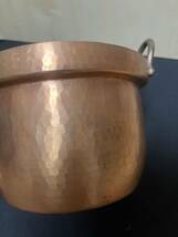 銅鍋ナベ鍋銅調理器具 銅製 両手鍋 _画像7