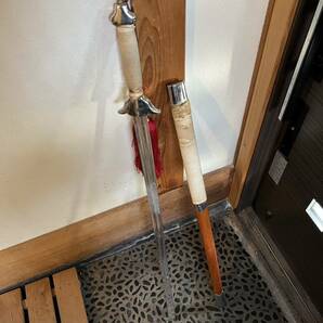 模造刀 武具 日本刀 レア アンティーク 昭和レトロ コレクションの画像1