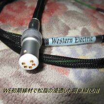 #WE【 アナログ新時代の「銘品」1m ５ピンフォノケーブル WE線材使用 】 Western Electric ウエスタンSwitchcraft#3502AU Nassau AT-7241_画像5