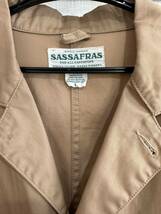 【SASSAFRAS】　G.D.U. Leaf Jacket　(Cotton Gabardine) L テーラードジャケット _画像2