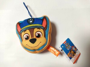 ☆パウパトロール チェイス PAW PATROL☆ダイカット フェイスマスコット　マスコット☆ストラップ☆送料200円 ぬいぐるみ